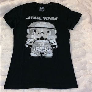 Women Star Wars Storm Trooper T-shirt sz M
